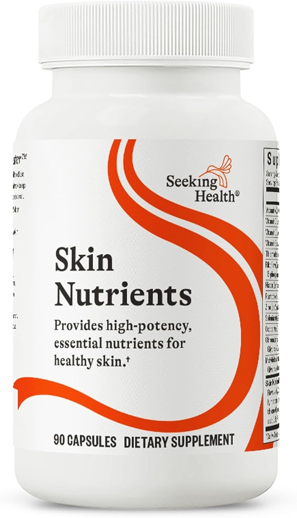 Søg Health Skin Nutrients, med Vitamin A og E, Antioxidant Support, Royal Jelly, Multivitamin Support for Sund Hud (90 Kapsler) *