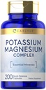 Carlyle Kalium Magnesium Supplement: 124; 200 Greve: 124; Non- GMO & Gluten Free Complex