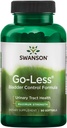 Swanson Go- Mindre Brege Control Formel - fremmer Urinary Tract Sundhed og sund Brege Support - Naturligt supplement til voksne med Græskar Seed Extract - (90 Softgels) 1 Pack