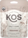 KOS Organic Lions Mane Powder - Natural Nootrop Superfood to Support Focus - Vegansk Funktionel Mushroom, Plant Based, USDA Certified, Non- GMO, Soy & Gluten- Free - 35 Serverings Bag