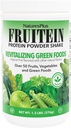 NaturesPlus FRUITEIN Revitalizing Green Foods Shake - 1,3 lbs - Plantbaseret protein (13g / Servering) - Understøtter energi & immunsystem - Vegetarisk, Gluten Gratis & ikke-GMO - 16 Serveringer