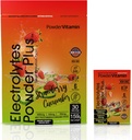 PowerVitamin Electrolytes Powder Packets - Strawberry Cucumber - Keto Electrolytes for Daily Energy - Hydration Powder with 1000mg Potassium, 120mg Magnesium, Zero Calories - 30 Hydration Packets