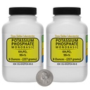 Kaliumfosfatmonobasisk [KH2PO4] 99 +% Fine krystaller 1 Lb i to Space- Saver flasker