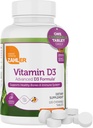 Zahler vitamin D3 CHEWABLE 2000IE, et All- Natural supplement rettet mod D-vitamin mangler, Certificeret Kosher, 120 Great Tasting Orange Flavored Tablets