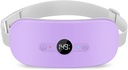 NOWWISH opvarmning Pad for Periode Cramps Smerte Relief, Bærbar elektrisk Cordless Menstruel opvarmning Pad Genopladelig med 6 Varmeniveauer og 6 Massage Modes, Julegaver til kvinder Teen Girls, Lilla