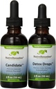Indfødte retsmidler Kandidat og Detox Drops ComboPack