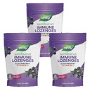 Nature 's Way Sambucus Immunlozenges, High Potency Vitamin C, Elderberry, Wild Cherry Flavored, 24 Lozenges (Packaging May Vary) - 3 Pack