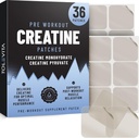 Pre Workout Creatinine Patches - 36 Pcs Note 124; Creatinine Monohydrat & Pyruvate Budd124; Energistøtte & Muscle Recovery Budd124; Easy- to- Use Adhesive Patches for Gym, Fitness, og Aktiv livsstil