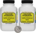 Calciumhydroxid [Ca (OH) 2] 99,9% ACS Grade Pulver 8 Oz i to Space- Saver Flasker