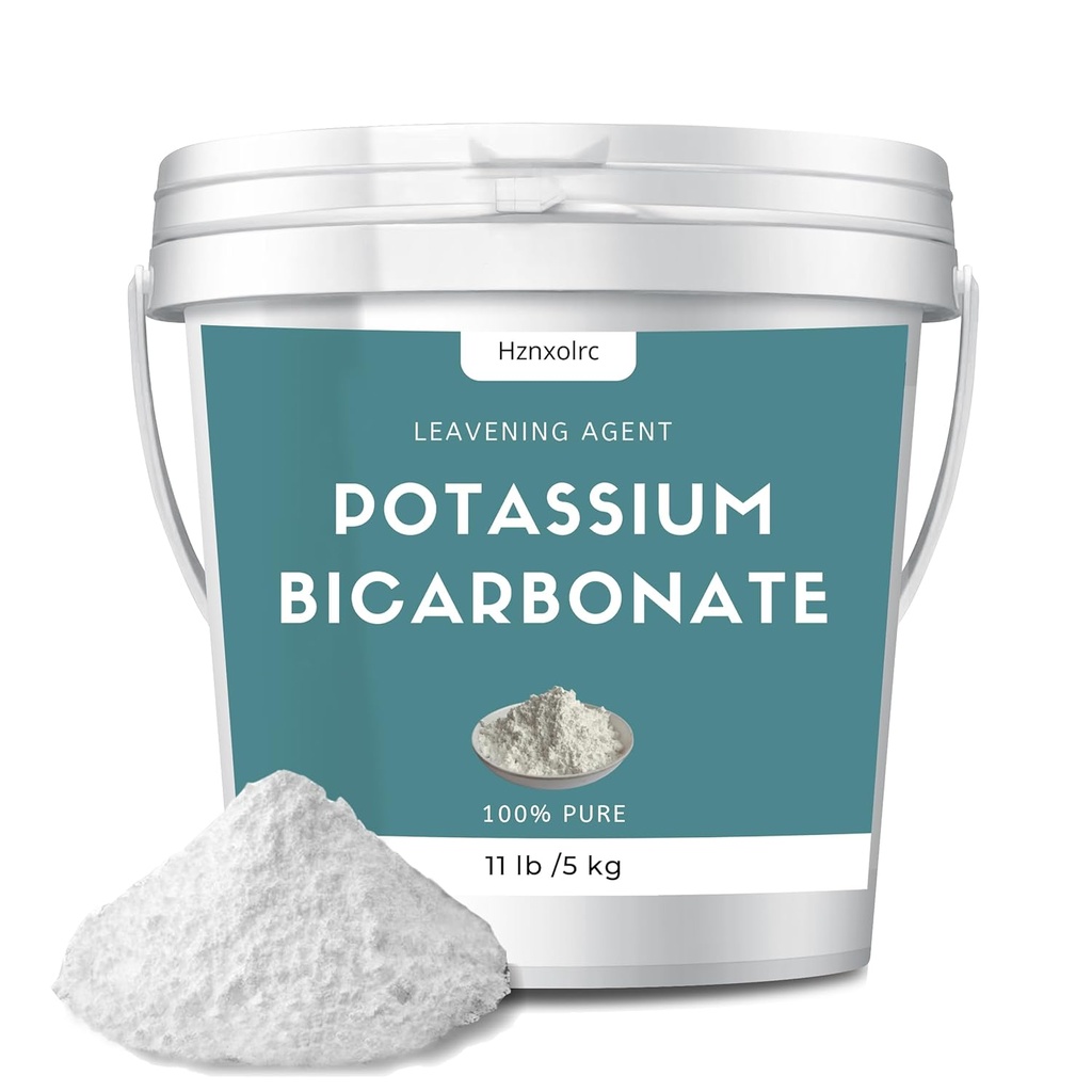 11 LB Kalium Bicarbonat Pulver, 100% Pure Kalium Bicarbonat Pulver, Kalium Bicarbonat til planter, Bruges i at lave vin, Kager, cookies og mere