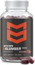 MTN OPS Slumber Sleep Gummies - 60 Serveringer, Tart Cherry 1000mg, Melatonin 2,5 mg, Kamille, Naturlige Arme, Made in USA, Blandet Berry, Nighttime Sleep Aid