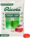 Ricola Max Swiss Cherry Hals Care Large Bag Note 124; Host suppressant Drops Note 124; Dual Action Liquid Center