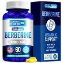 Vi kan godt lide Vitamins MSD 124; NSF Certified Berberine Supplement, 1200mg, Pure Max Strength Berberine HCL - 60 vegetariske kapsler (Gluten Free, Non GMO) - 30 Servere