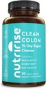 Nutrise 15 Day Quick Colon Cleanse for Gut Health - fordøjelsesstøtte med Probiotika & fibre til Forstoppelse, Regularitet & Bloating, Sukker & Gluten Free