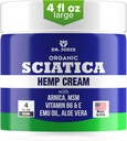 Sciatica Cream - Premium Sciatica Cream - Hurtig Absorption & Maksimal Relief - 4 oz Big Value Pack - Lavet i USA