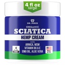 Sciatica Cream - Premium Sciatica Cream - Hurtig Absorption & Maksimal Relief - 4 oz Big Value Pack - Lavet i USA