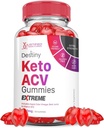 Justified Laboratories Destiny Keto ACV Gummies Extreme 2000MG Destiny Keto Gummies Advanced Formel Apple Cider Vinagar with Pomegranate Beet Juice Powder B12 Vegan Non GMO 60 Gummys