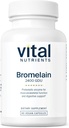 Vital Nutrients Bromelain 2400 GDU Note 124; Vegan Bromelain Supplement til støtte Protein fordøjelse *