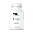 Vital Nutrients Bromelain 2400 GDU Note 124; Vegan Bromelain Supplement til støtte Protein fordøjelse *