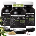 Holdbart blodtryk - Benolea Olive Leaf & Enovita Grape Seed Extract - Sund cirkulation, Nitrogen Oxide & Artery Support - Læge Formuleret, Vegan, Non- GMO, Lavet i USA (180 kapsler)