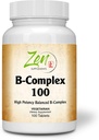 Avanceret B Complex Vitamin supplement - Full- Spectrum B Vitamin supplement med folinsyre, biotin, Inositol - Support Immuno og Cardio Sundhed, Energi Metabolisme - 100 tabletter