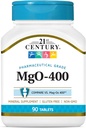 21. århundrede mgO 400 mg tabletter, 90 Greve, Assorted