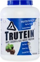 Body Nutrition Trutein High Protein Powder: 45% Whey, 45% Casein, 10% Egg White, Gluten- Free, Lavnatrium, Grass Fed Whey Protein Powder, Gym supplement & Breakfast Shake, Chokolade Mint, 4lb