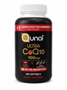 Qunol CoQ10 100mg Softgels Ultra 3X Bedre Absorption Coenzym Q10 Kosttilskud - Antioxidant supplement til vaskulære og hjerte sundhed & energiproduktion - 6 måneder Tilgang - 180 Tæl