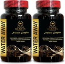 Vand væk piller - Natural Herbal diuretika til vandretention, Premium Formel for Fluid Balance Support, Vandtab piller - 2 flasker 120 kapsler