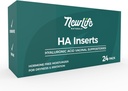 NewLife Naturals Hyaluronic Acid Vaginal Supposites for Women, Vaginal Moisturizer, Tørhed Irritation discomfort, Postpartum, Menopause Relief & Support, 24 Inserts, 2 Måned Supply