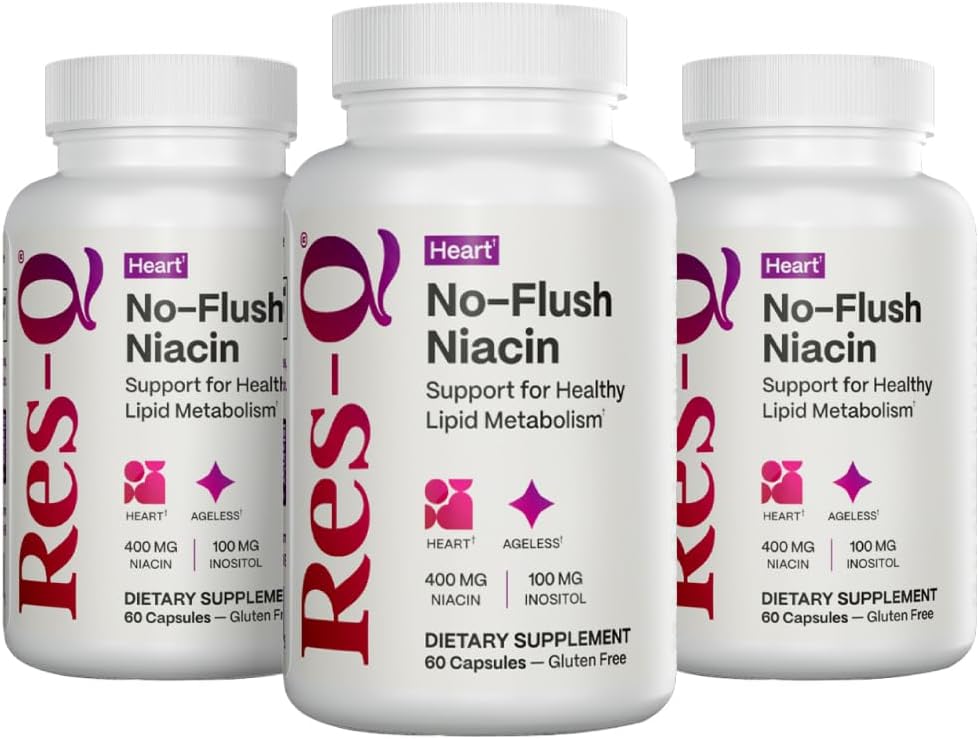 Res- Q No- Flush Niacin (tidligere HDL +) 60 kapsler, 3- Pack