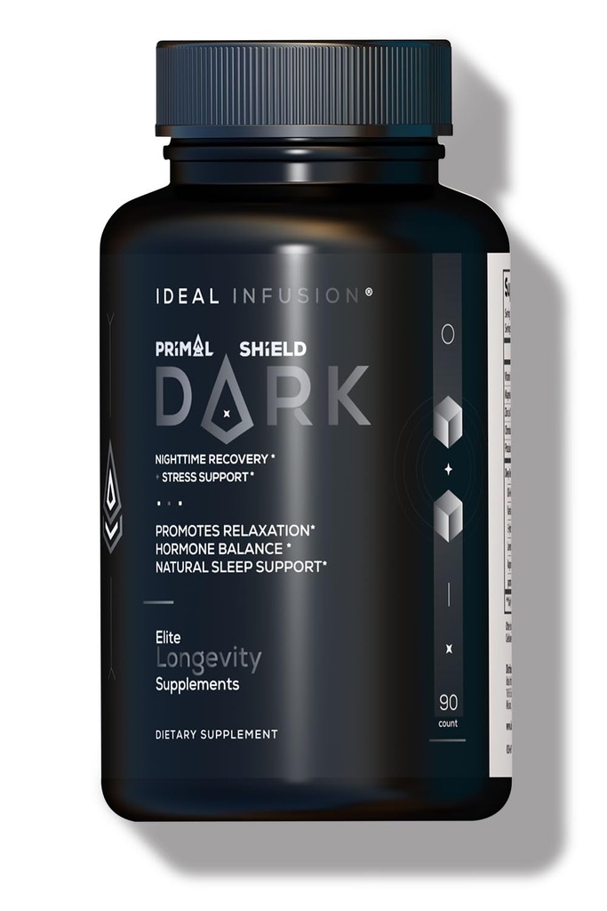 Ideel Infusion Nighttime Muscle Recovery & Deep Sleep Supplement: Afslapning og stress support - Magnesium Glycinate, KSM- 66 (Melatonin Free) Vegan