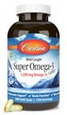 Carlson - Super Omega-3 perler, 1200 mg Omega-3 fedtsyrer med EPA og DHA, Wild- Fanget norsk Fish Oil Supplement, bæredygtigt sourced kapsler 300 Softgels