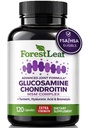Glucosamin Chondroitin MSM Complex Supplement - Triple Strength 1200mg Joint Support for kvinder og mænd med gurkemeje, hyaluronsyre og bromelain for muskelfleksibilitet - 120 Caps