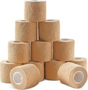 Nogensinde klar førstehjælp Self vedhæftede Kohesive Wrap Bandages, 2 "x 5 yards for førstehjælp, Sprains, Hævelse, Sport, Kæledyr, Tan Color - 12 Greve
