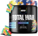 REDCON1 Total War Pre Workout, Rainbow Candy, L Citrullin, Malic Acid, Green Tea Leaf Extract for Pump Boosting Pre Workout for kvinder & mænd - 3.2g Beta Alanine at reducere Exhaustion, 30 Servere
