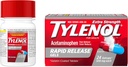 Tylenol Ekstra styrke Acetaminophen Rapid Release Gels, Pain Reliever & Feber Reducer, 24 ng