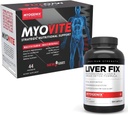 Myogenix Myovite Multivitamin & Lever Support Bundle - Advanced Daily Nutrition & orgel Support - Promote Energy, Detox, og Samlet Wellness