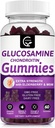 Glucosamin Chondroitin Gummies med MSM & Elderberry - Ekstra styrke Mobilitet & Fleksibilitet Support, Antioxidant immunsupplement til kvinder og mænd