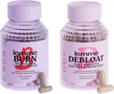 Lemme Burn & Debloat Capsule Bundle - Metabolisme & Fat Burning + Debloat Capsules for Bloating & Gas Relief, Probiotika & Prebiotika - Gluten Free, Non- GMO - 60 Ct. Hver