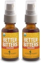 Herb Pharm Better Bitters Certified Organic Digital Bitters, Orange, 1 Ounce (pakke med 2)