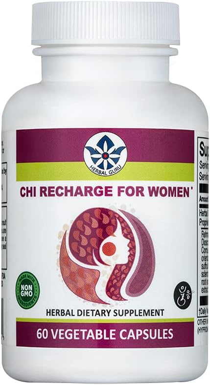 Herb Guru CHI Reklame for kvinder 60 Kapsler - Rehmannia naturlige urter Kvindelige sundhed supplement