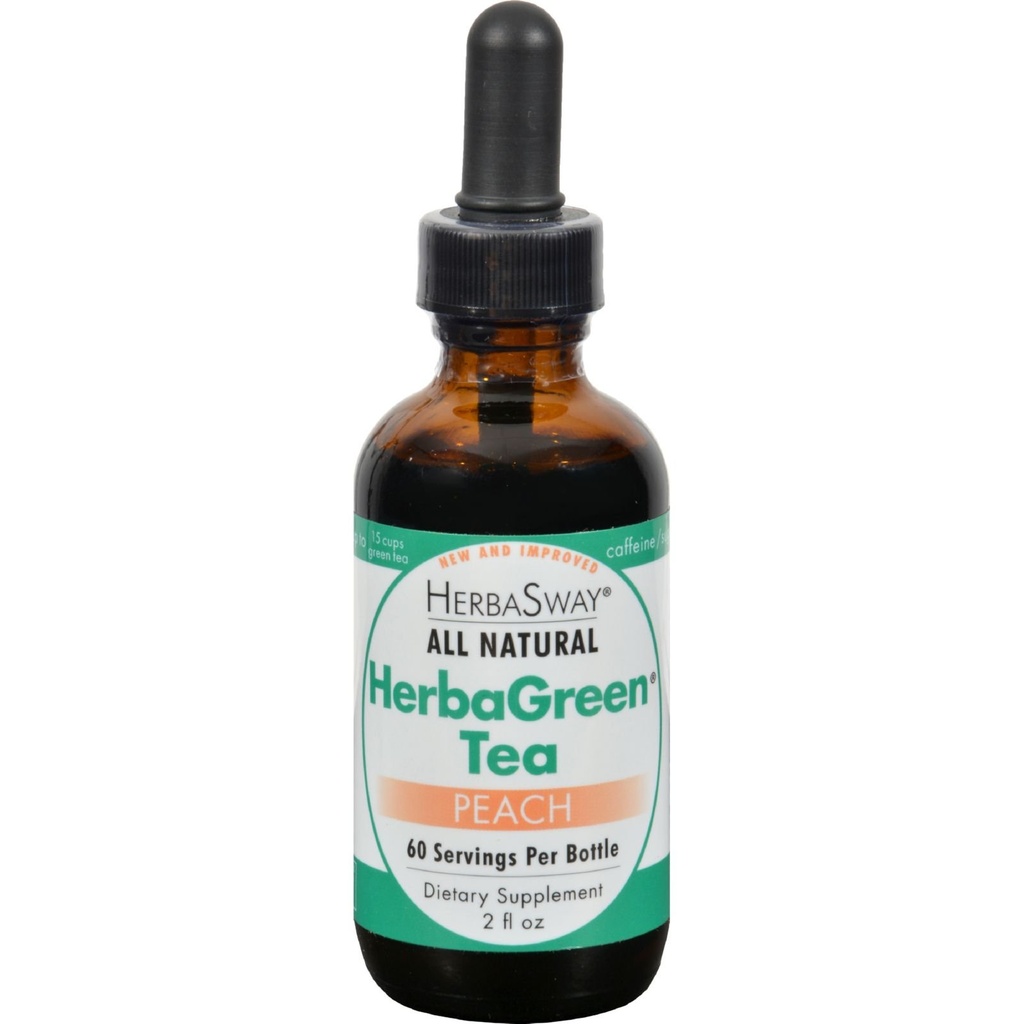 Herba Sway - Herbagreen Tea Peach, 2 fl oz væske