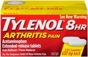 Tylenol 8 timers arthritis pain Reliever Fever Reducer udvidet udgivelseskapsel, 225 Tæl