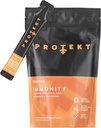 Protekt Immunitet - immunstøtte flydende formel med zink og C-vitamin - naturlige, sukkerfri antioxidant og vitamin drikke mix pakker - pakke med 30 - Orange