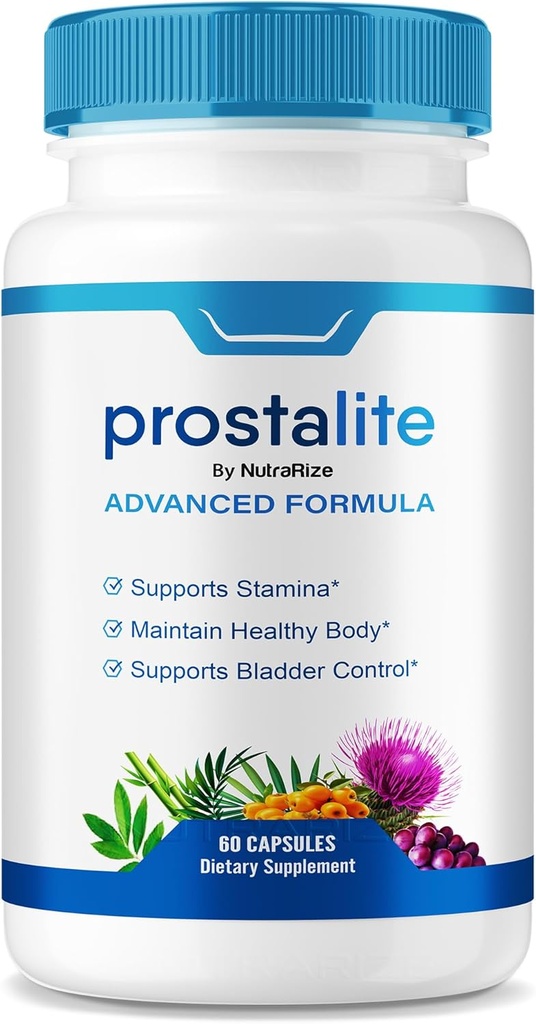 NutraRize Prostalitkapsler, Prostalitprostata Support, Prostalitall- Natural Supplement for mere kontrol, Prostalitmaximum Strength Pills, Prosta lite Anmeldelser (60 Kapsler)