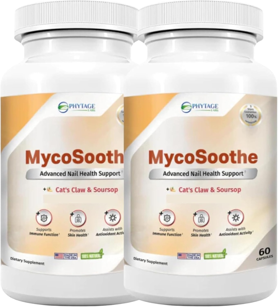 MycoSoothe Advanced Hår, Hud, Negle & Immunity Support Formel - 2 Pack