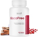 GLYCOGRATIS Supplement, Natural Plant- Based Blend med Berberine, Bitter Melon, Kanel, Inulin Buddy 124; Non- GMO, Lavet i USA - 30 tabletter, 1 måned Supply