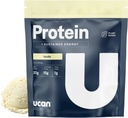 UCAN Energy + Plant Protein Powder - Vegan Plant Based Protein 20g Pea Protein med Aminosyrer EAA & BCCA - Keto Protein Powder - Ingen tilsat sukker, Gluten- Free - Vanilla - 12 Serveringer