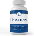 PURE ORIGINAL INGREDIENSER L- Histidin (100 kapsler) Altid ren, ingen tilsætningsstoffer eller fyldstoffer, Lab Verified